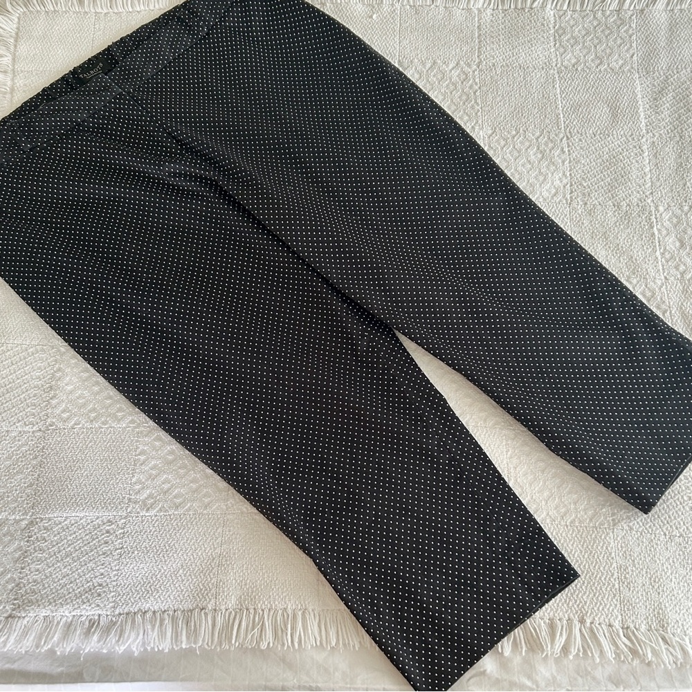 Talbots Signature Crop Pants Black White Dot 18W Petite - Picture 9 of 16